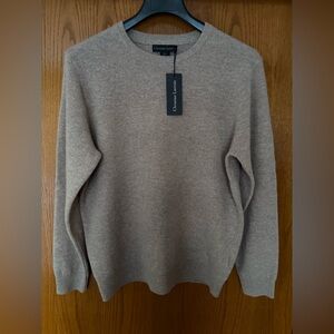 Christian Lacroix Men's Beige Crewneck Sweater